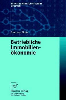 Paperback Betriebliche Immobilienökonomie [German] Book