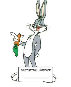Composition Notebook: Looney Tunes Soft Glossy Cover Wide Ruled Lined Pages Book 7.5 x 9.25 Inches 110 Pages