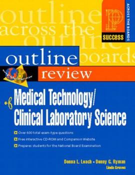 Paperback Prentice Hall Health's Outline Review of Medical Technology/Clinical Laboratory Science Book