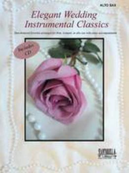 Paperback Elegant Wedding for Alto Sax with CD Book