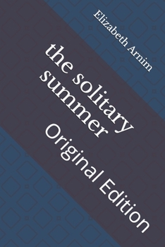 Paperback The solitary summer: Original Edition Book