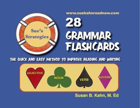 Cards Sue’s Strategies 28 Grammar Flashcards: The quick and easy way to improve reading and writing Book