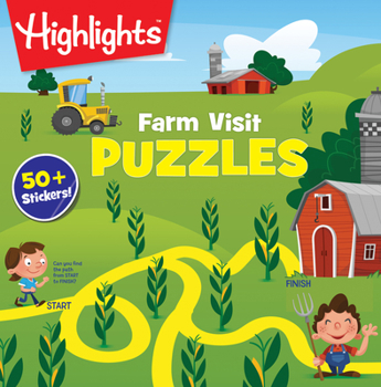 Paperback Farm Visit Puzzles Book