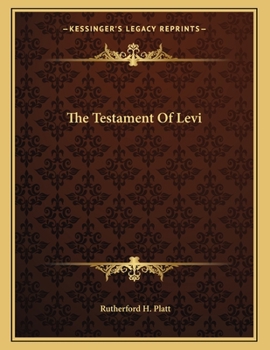 Paperback The Testament of Levi Book