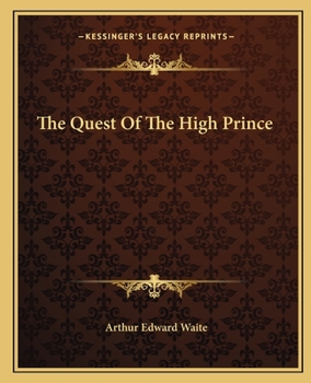 Paperback The Quest Of The High Prince Book