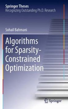 Hardcover Algorithms for Sparsity-Constrained Optimization Book