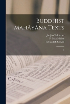 Paperback Buddhist Mahâyâna Texts: 1 Book