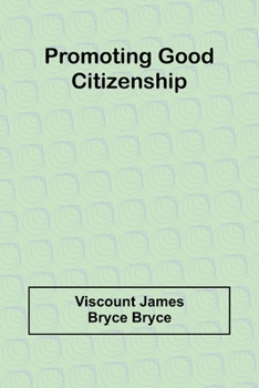 Paperback Promoting good citizenship Book