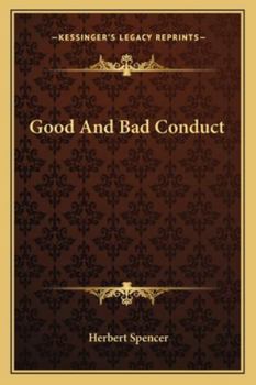 Paperback Good And Bad Conduct Book