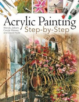 Paperback Acrylic Painting Step-By-Step Book