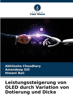 Paperback Leistungssteigerung von OLED durch Variation von Dotierung und Dicke [German] Book