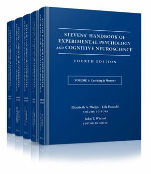 Hardcover Stevens' Handbook of Experimental Psychology and Cognitive Neuroscience, Set Book