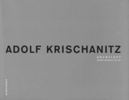 Hardcover Adolf Krischanitz Book