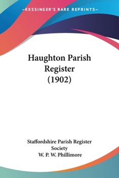 Paperback Haughton Parish Register (1902) Book