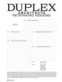 Hardcover Duplex Architects: Housing Book