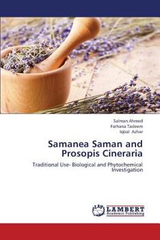 Paperback Samanea Saman and Prosopis Cineraria Book