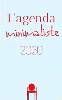 L'agenda minimaliste 2020: planificateur mensuel à cases avec 2 pages libres et lignées pour chaque mois | vue fluide en double page avec blocs et ... encombrement réduit 13x20 cm (French Edition)