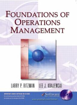 Paperback Foundations of Operations Management (Book & CD-ROM) Book