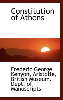 Paperback Constitution of Athens Book