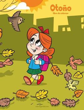 Paperback Otoño libro de colorear 1 [Spanish] Book