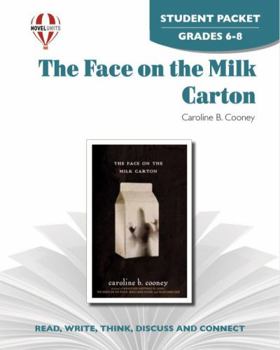 Paperback Face on the Milk Carton - Student Packet by Novel Units Book