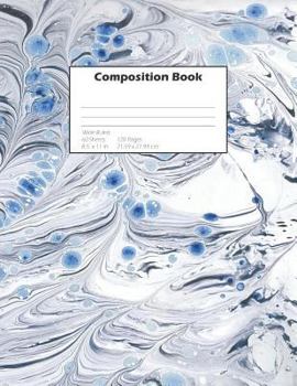 Composition Book: College Ruled Composition Marble Notebook, 120-page, Marble Cover