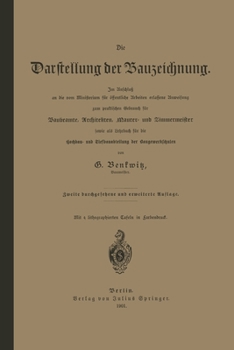 Paperback Die Darstellung der Bauzeichnung [German] Book