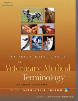 Paperback An Illustrated Guide to Veterinary Medical Terminology Book