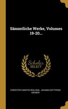 Hardcover S?mmtliche Werke, Volumes 19-20... [German] Book