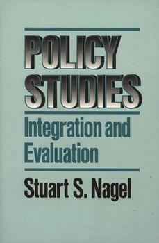 Paperback Policy Studies: Integration and Evaluation Book