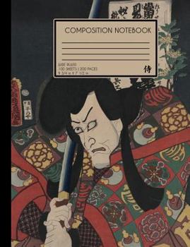 Composition Notebook - Derpy Samurai: Kunisada Utagawa Samurai Warrior