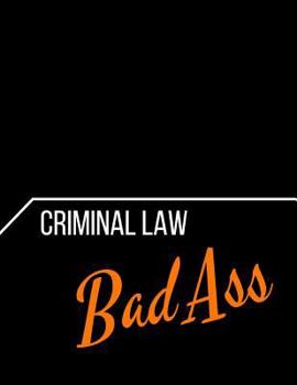 Paperback Criminal Law Badass: Notebook Book