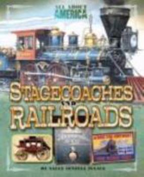 Library Binding Stagecoaches and Railroads Book