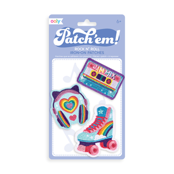 Unknown Binding Patch Em Iron on Patch - Rock Book