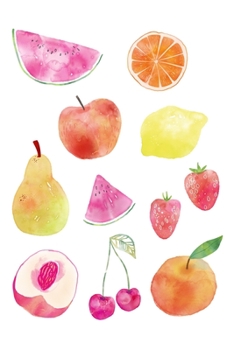 Notes: A Blank Sheet Music Notebook with Watercolor Fruit Cover Art