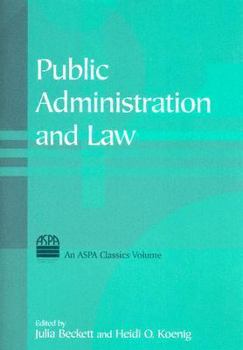 Paperback Public Administration and Law Book