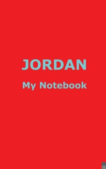 Paperback JORDAN My Notebook Book