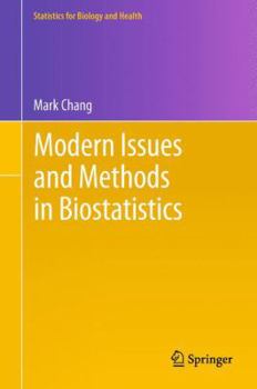 Paperback Modern Issues and Methods in Biostatistics Book