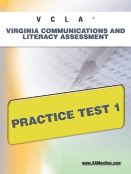 Paperback Vcla Virginia Communication and Literacy Assessment Practice Test 1 Book