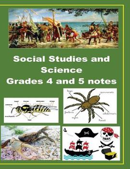 Paperback Grade 4 and 5 Social Studies and Science Notes Book
