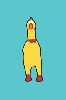 Rubber Chicken - Cult Nerd Journal Notebook: Empty Pages Journal / Notebook - 6x9 inches (DIN 5), 120 Pages