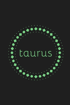 Paperback Taurus: novelty star sign notebook 6"x9" Book