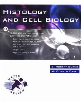 Hardcover Rapid Review Histology and Cell Biology [With CDROM] Book