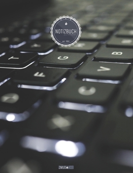 ZMUDACE Notizbuch Punktraster: in DIN A4 Softcover ZP208 Tastatur Gaming 156 leere gepunktete Seiten mit pers�nlichem Register + Seitenzahlen Zeichenbuch, Skizzenbuch, Dot Grid Notebook, Malbuch, Noti