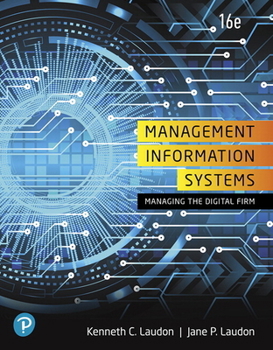 Paperback Management Information Systems: Managing the Digital Firm Book
