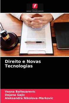 Paperback Direito e Novas Tecnologias [Portuguese] Book