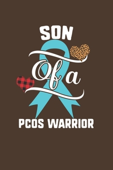 Paperback Son Of A Pcos Warrior: Pcos Awareness Leopard Buffalo Plaid Family Gift Book