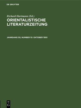 Hardcover Oktober 1955 [German] Book