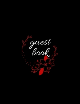 guest book: Visitors Guestbook: Rustic Wooden Wood Guest Signing Book - Address Contact Message Log Tracker Recorder Address Lines  Funeral Guest ... Book,Wedding planner & Organizer. Checklist.