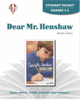 Paperback Dear Mr. Henshaw - Student Packet by Novel Units Book